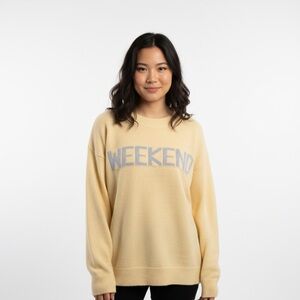 Hem & Thread Cream Weekend Sweater